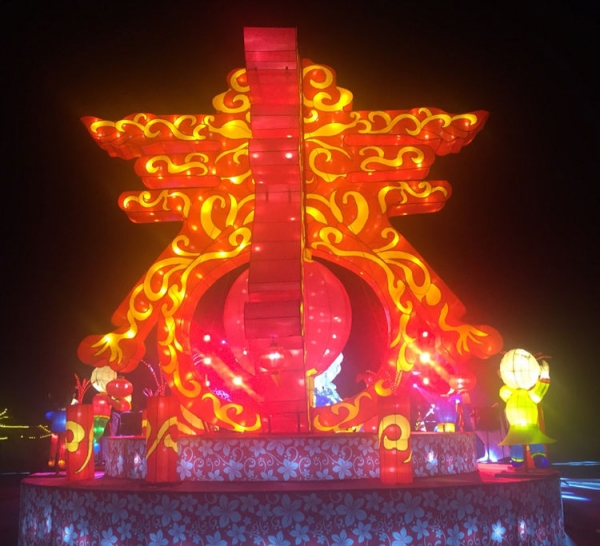 金山寺首屆迎春祈福燈會