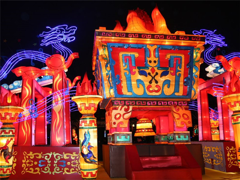 2020重慶江津鼎山公園五一燈會，開啟大型游園燈會