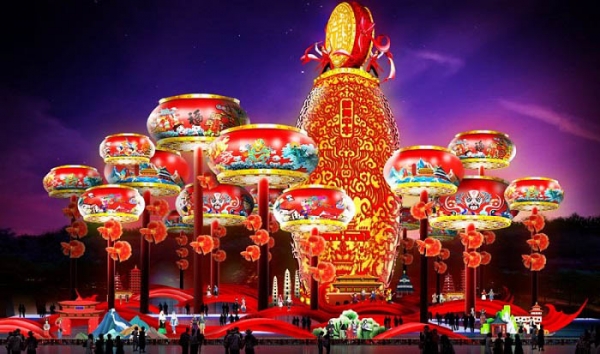 自貢彩燈用中國文化孵化世界級花燈燈會產業