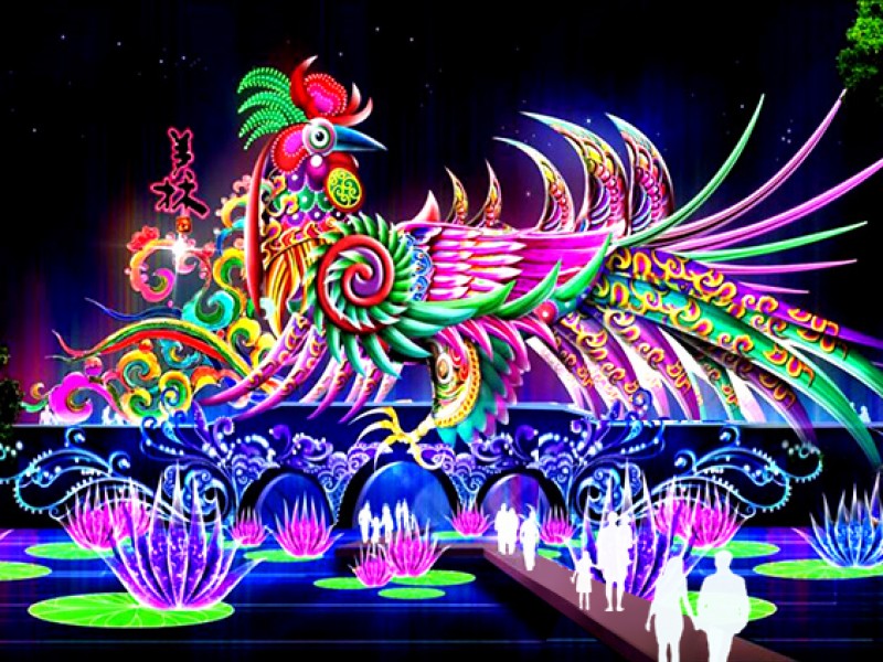 自貢燈會薈萃了中國千年燈文化
